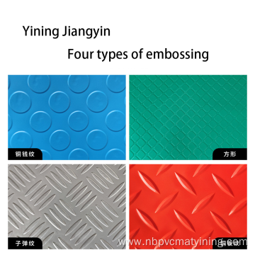 Antislip Foaming back pvc material door mats